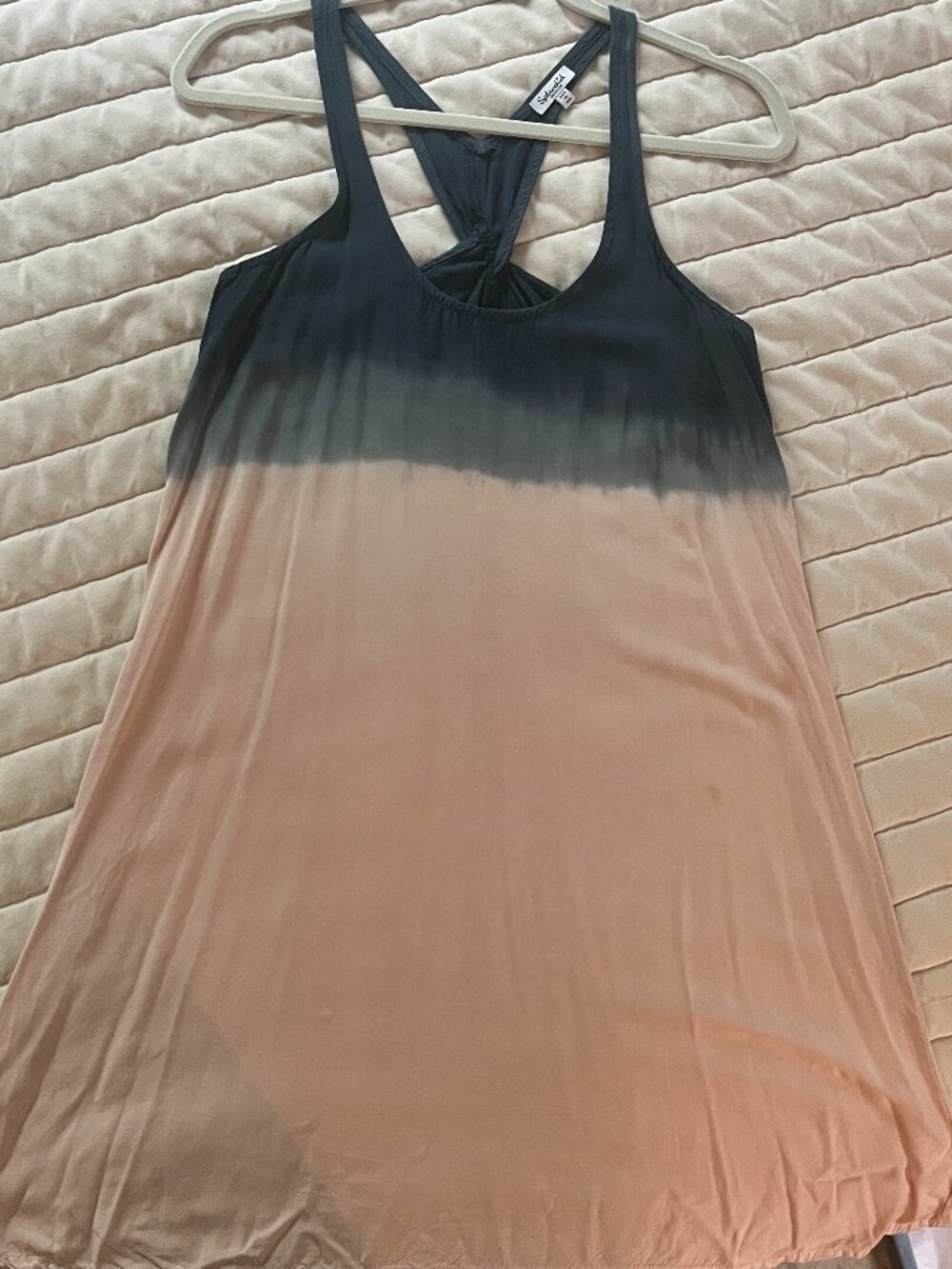 Splendid Mini Dress - Ombre Navy and Blush Pink, Size Medium - Picture 2 of 8